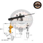 مساعد امامي يسار /يمين أكس تريل 2014-2022