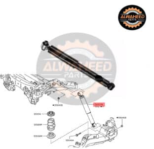 مساعد خلفي نيسان اكس تريل 2014 - 2020